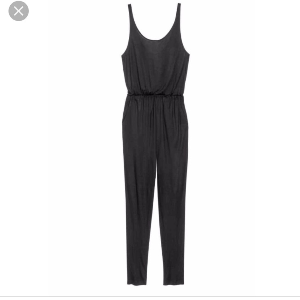 H&M Grey Sleeveless Jumpsuit